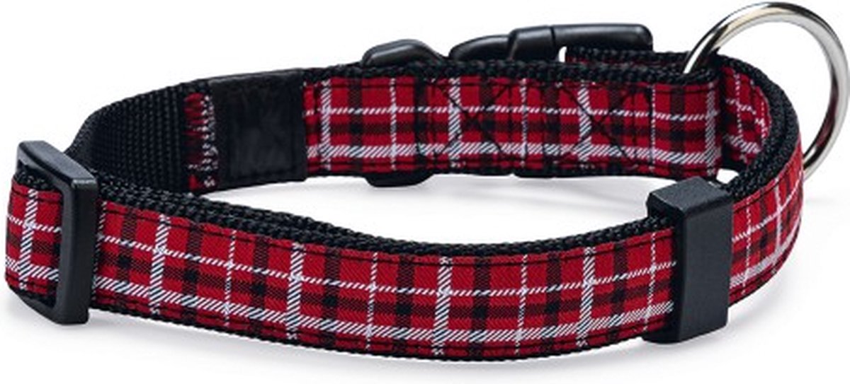 Collar tartan s 30-45 cm 15 mm