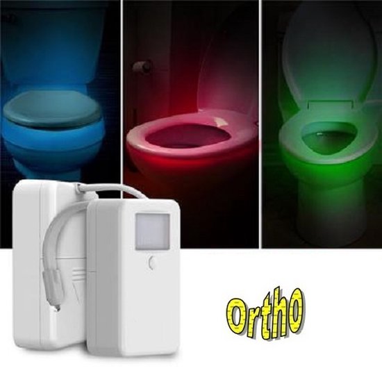 auteur Prestatie Vliegveld Ortho® - WC/Toiletpot verlichting - Automatisch LED light - Licht met  Sensor -... | bol.com