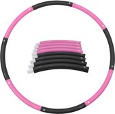 Weight Hoop New Style - Fitness hoelahoep - 1.8 kg - Ø 100 cm - roze/zwart