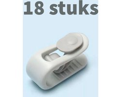 Dekbedclips - Dekbed Klemmen - Dekbed Clips - 18 STUKS - Knijpers - Laken - Deken - Groen