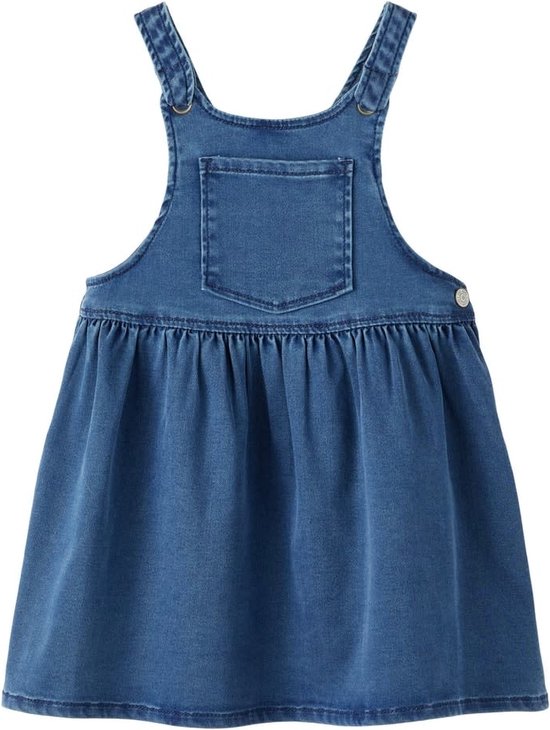 Name it Kinderkleding Meisjes Bibskirt Batoras Dark Blue Denim - 92