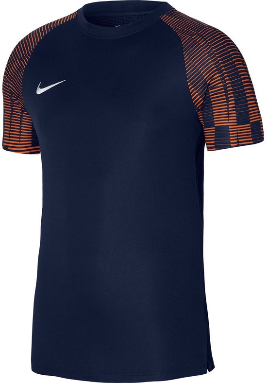 Foto: Nike academy shirt korte mouw heren marine fluo oranje maat xl