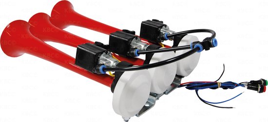 BASURI ® Musical Air Horn 12/24 Volt 130 DB Version (Baby Shark 2.0) 18 Super Lo - Foto 11