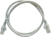 Internetkabel 1 meter - CAT6 - Patchkabel - UTP - kabel - RJ45 - Grijs