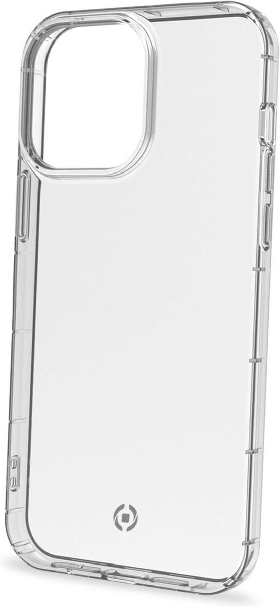 Celly Hexagel Siliconen hoesje - Geschikt voor Apple iPhone 14 Pro - TPU Back Cover - Transparant