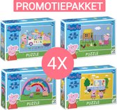 PACK PROMOTION - 4 X Puzzle Peppa Pig - 30 pièces - 20x27 cm - speelgoed Peppa Pig 3+ - Puzzle enfant 3 ans