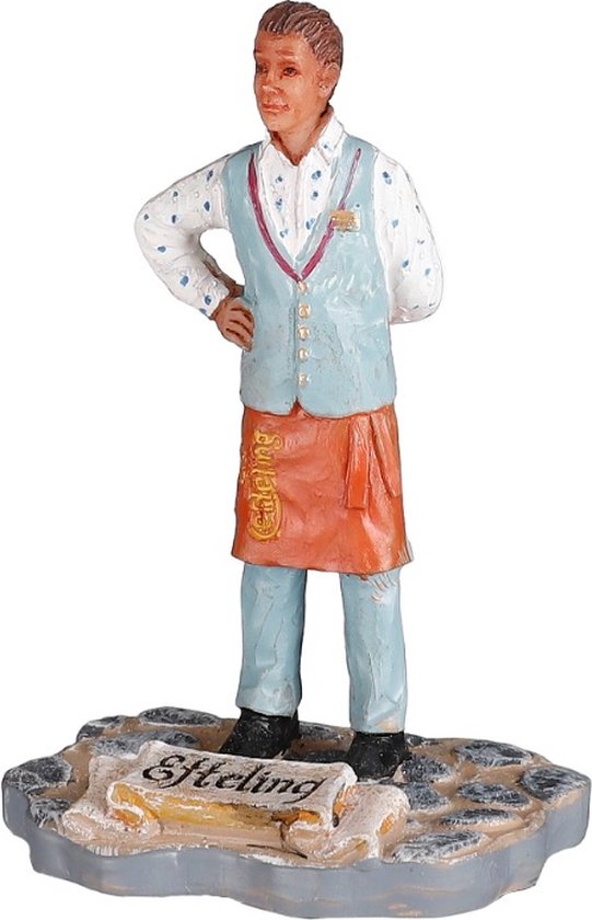 Efteling - Gastheer Horeca - l4,5xw3,5xh6,5cm - Woonaccessoires en seizoensgebondendecoratie