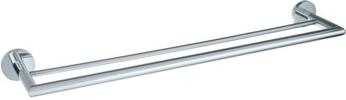 WENKO Power-Loc® Duo Revello Badhanddoekhouder, handdoekarm, handdoekhouder, handdoekstang, bevestiging zonder boren