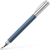 Faber-Castell vulpen - Ambition precious resin - blauw - F - FC-147141