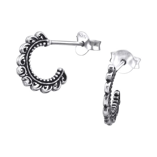 9 - 10 mm parel oorbellen in zilver 9 - 10 mm parel oorbellen in zilver