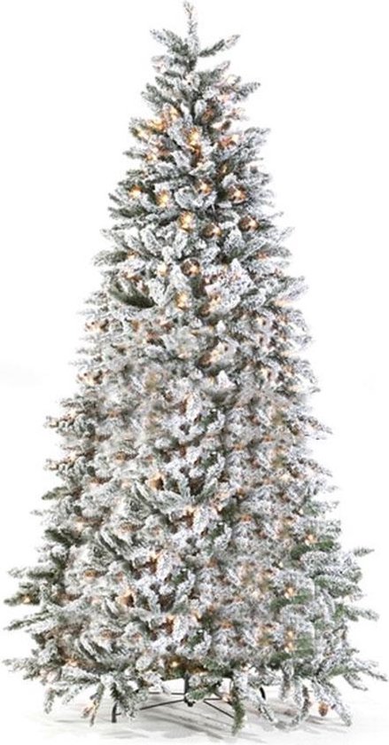schildpad Eekhoorn Fonkeling Royal Christmas Flock Kunstkerstboom - 180 cm - 250 LED lampjes - 686  besneeuwde takken | bol.com
