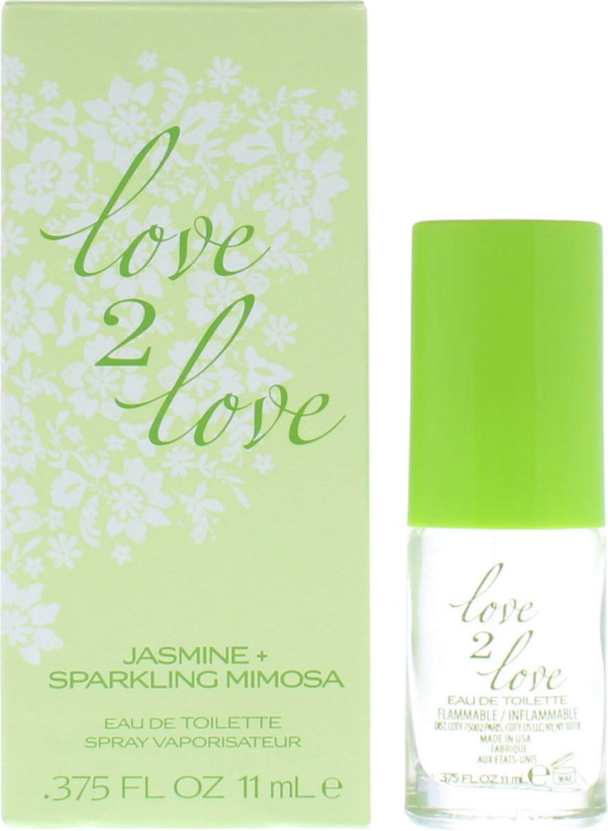 Love 2 Love Jasmine + Sparkling Mimosa Eau De Toilette 11ml