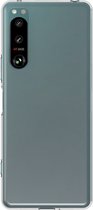 iMoshion Hoesje Siliconen Geschikt voor Sony Xperia 5 IV - iMoshion Softcase Backcover smartphone - Transparant
