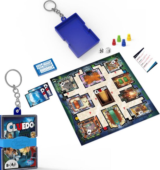 Thumbnail van een extra afbeelding van het spel Hasbro Mini Spel Cluedo