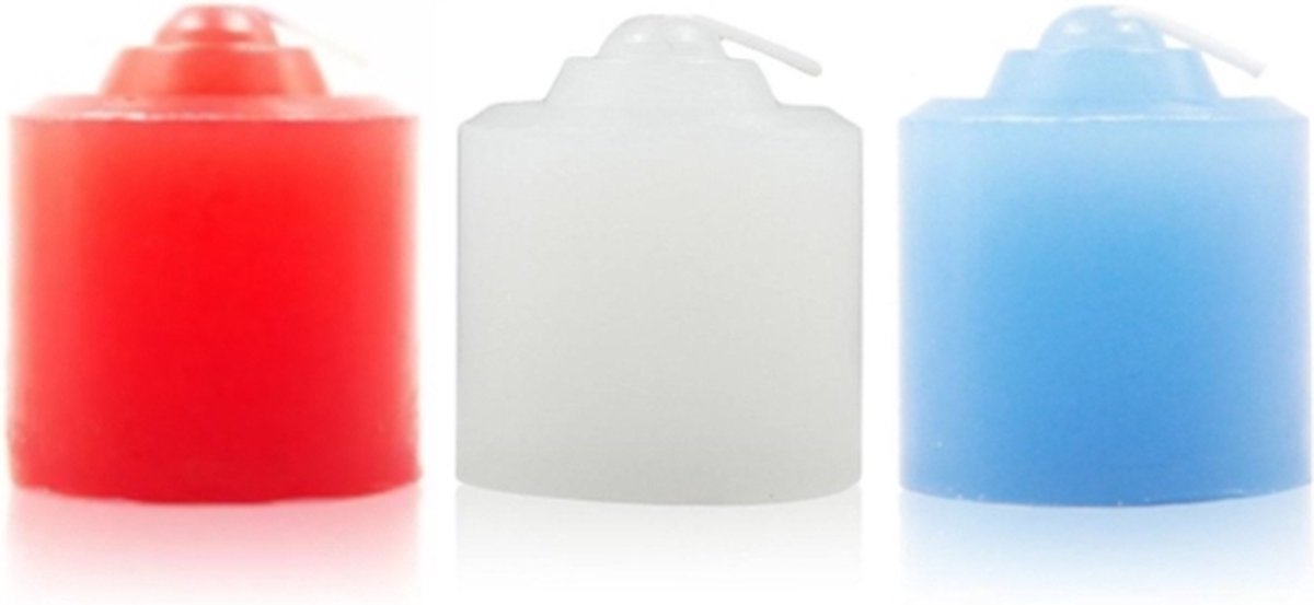 Goedkoopste Massagekaarsen - Hot Wax - Set van 3 Stuks - Sensuele Massage - Erotisch voor Koppels