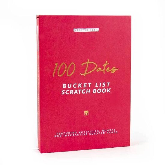 100 Dates scratch book 12.5 jubileum kado