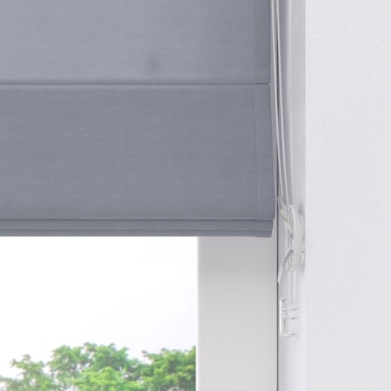 Vouwgordijn Easy Canvas Grey 160 x 180 bol