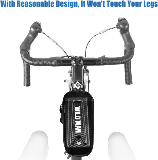 Taximi Fiets bagagedragertas met houder - 5L fiets frametas 100% waterdicht rolltop dry bag slijtvast en scheurvast fietsvorktas fietstas (2 sets