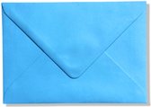 Cards & Crafts 100 C6 Enveloppen - Babyblauw - 162x114mm - 110 grams - 16,2x11,4cm - Gegomde puntklepsluitingg