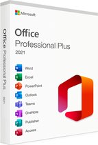 Microsoft - Office pakket - Windows - 2021 - Levenslang toegang - word - Excel - PowerPoint - Outlook - OneNote - Publisher - Access