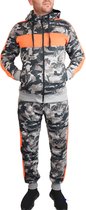 Men's Tracksuit Camouflage Breathable Full Zip Fitness Running Jogging Sports