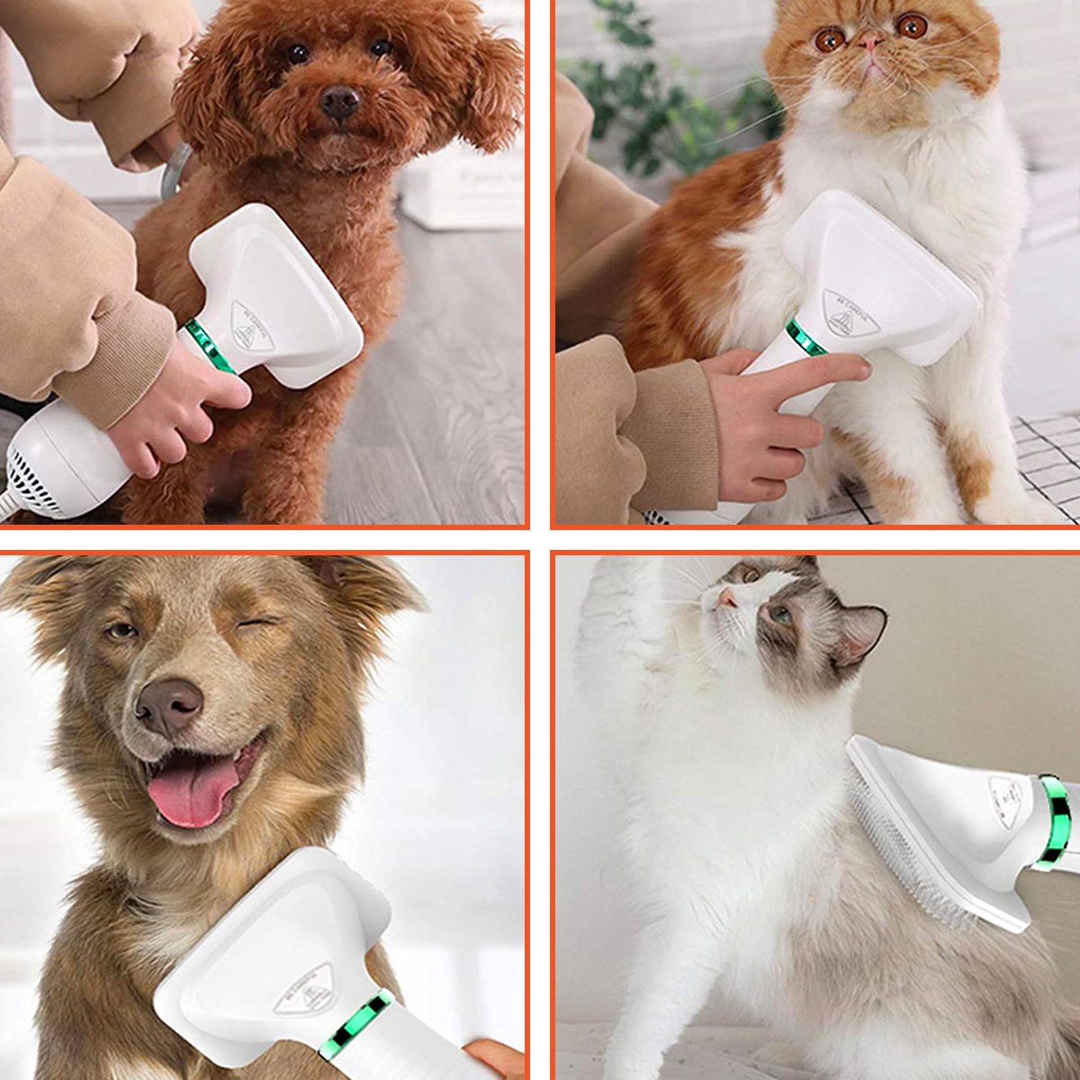 Handige 2-in-1 föhn voor je hond of kat