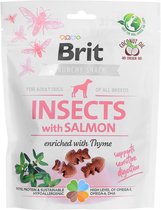 Brit Care Crunchy Snack - Insects with Salmon 200 gr - Hondensnack - Hypoallergeen
