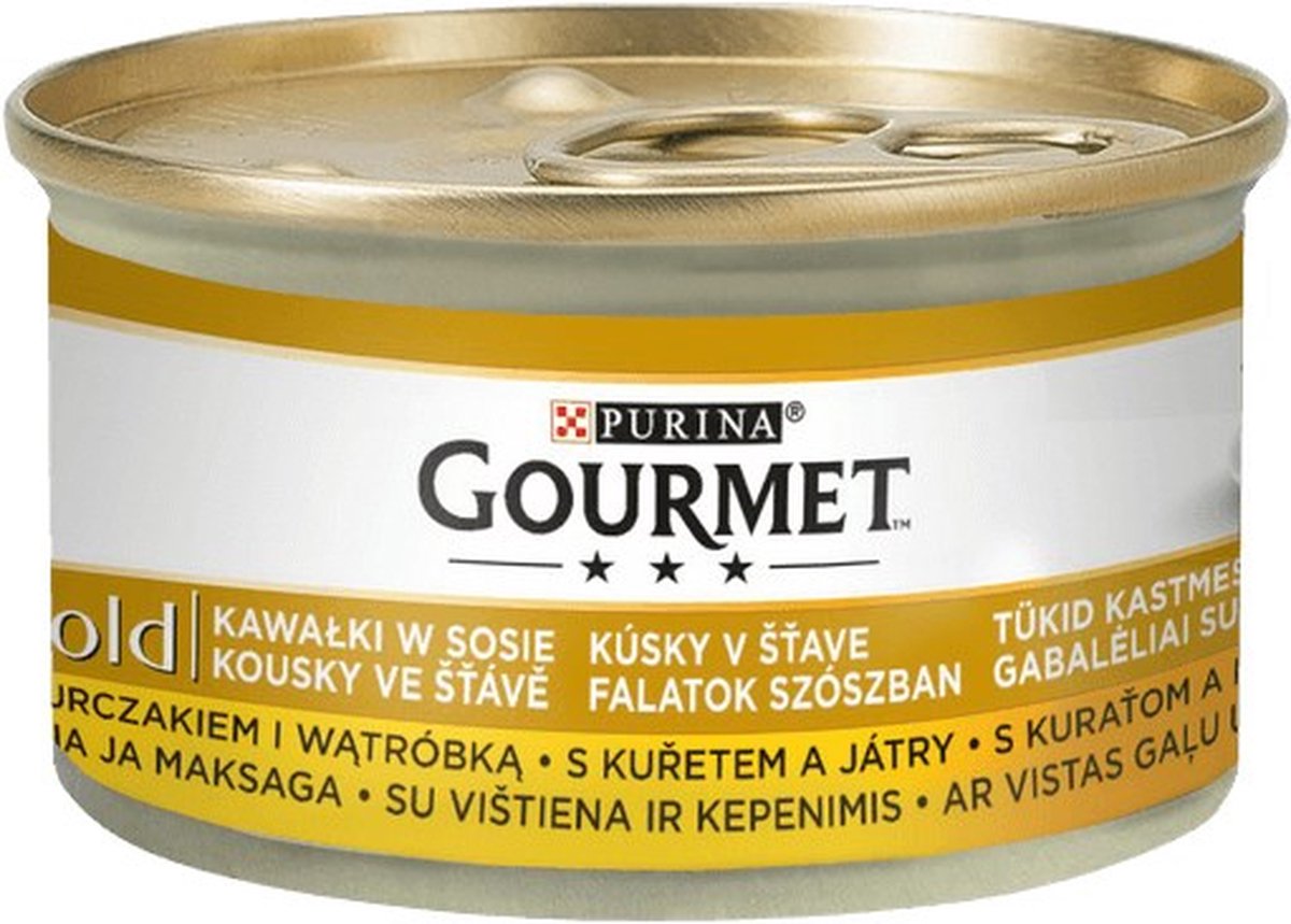 Purina gourmet mon petit kleine porties met eend, met kip, met kalkoen 6x50g