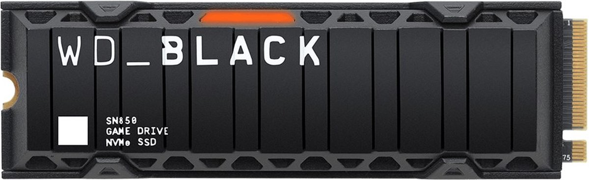 WD Black SN850 500GB NVMe met Heatsink