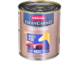 ANIMONDA GranCarno Single Protein smaak: paardenvlees - blik 800g