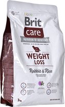Brit Care Perte de Poids Lapin & Rice 3 kg hypoallergénique