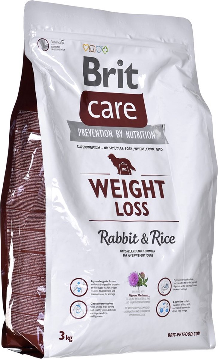 Brit Brit Care Weight Loss Rabbit & Rice 3 kg hypo-allergeen