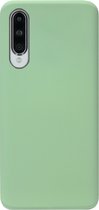 ADEL Premium Siliconen Back Cover Softcase Hoesje Geschikt voor Y9s/ Huawei P Smart Pro - Lichtgroen