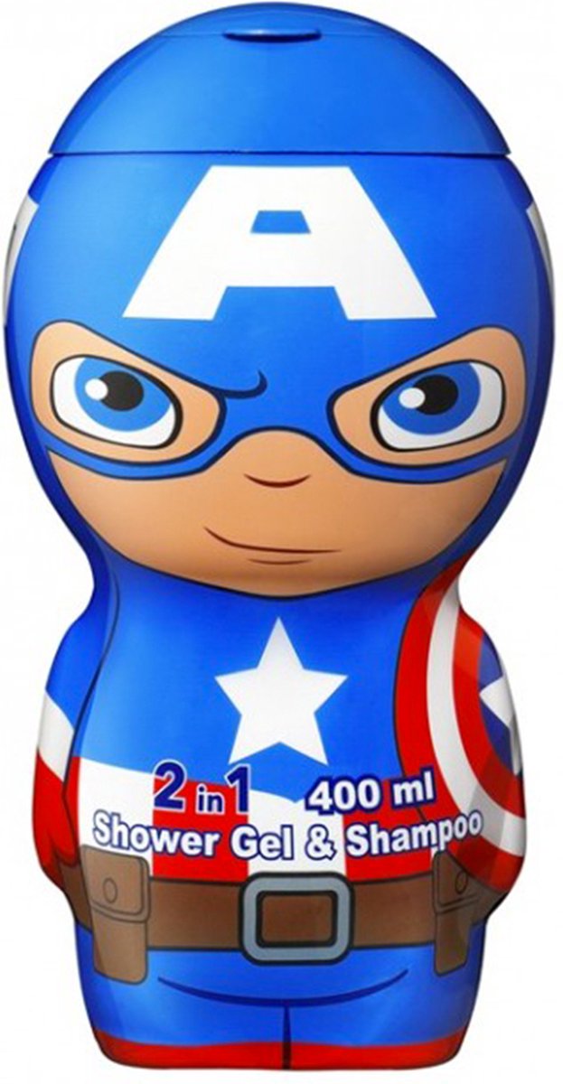 Avengers Capitan America 2D 2In1 Shower Gel 400Ml