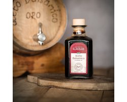 Balsamico Azijn Oro IGP - Aceto Balsamico Di Modena IGP Oro IGP - 250 ML - Ongekende smaakexplosie met een mooi evenwicht tussen zoet en zuur.