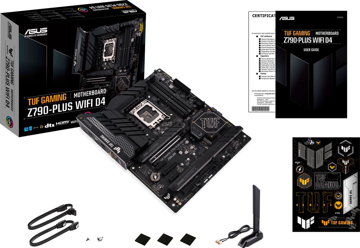 ASUS TUF GAMING Z790-PLUS WIFI D4 - Moederbord - ATX - Socket LGA1700 ...