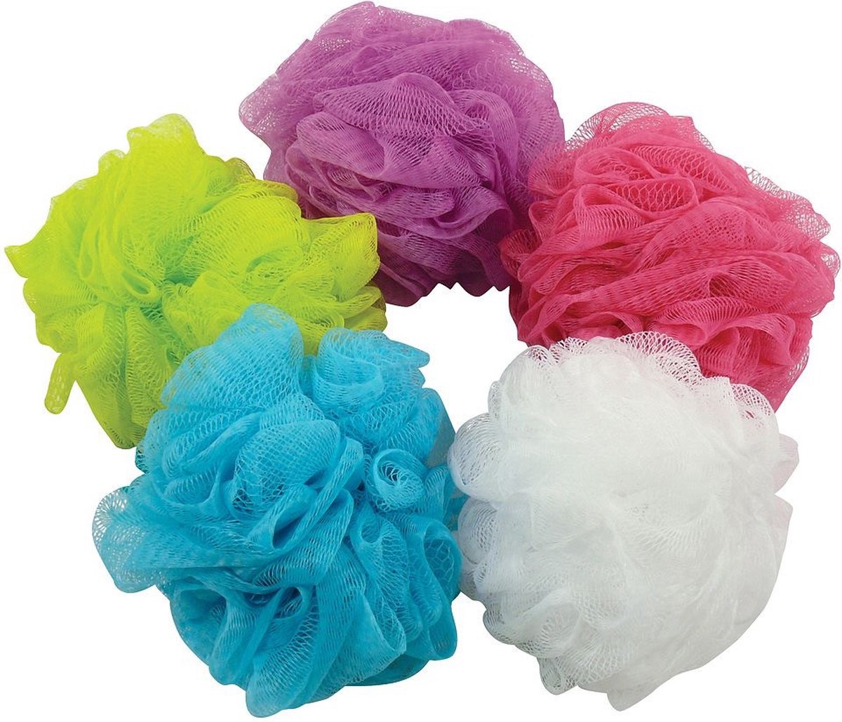 Borvat® | 5X - Douchespons - Badspons - Puff Sponzen - Netspons - Spons ...