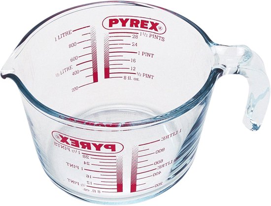 PYREX Prep & Store Maatbeker 1 L - Glas - PYREX