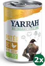 24x12x400 gr Yarrah dog blik pate met kip hondenvoer