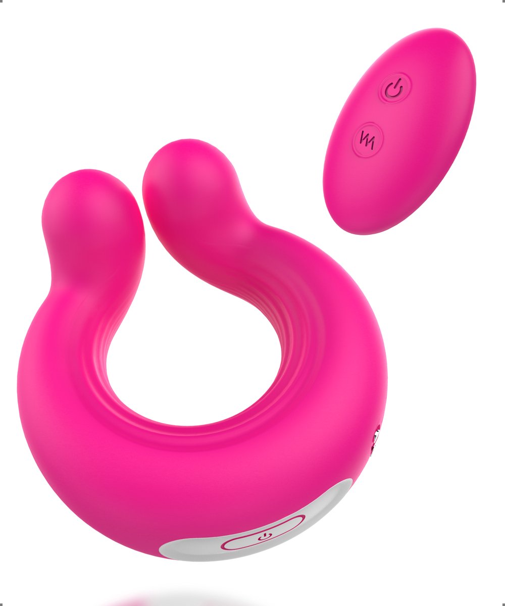 Goedkoopste Cockring Vibrerend - Sex Toys voor Koppels - Seksspeeltjes met Afstandsbediening - Roze
