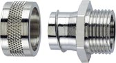 LAPP 55501981 SILVYN® LGF-2-M 12X1,5 Slangbevestiging Zilver M12 6.80 mm Recht 1 stuk(s)
