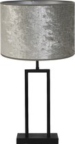 Light & Living Tafellamp Shiva/Chelsea - Zwart/Zilver - Ø30x62cm -