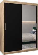 Sonoma Eik + Zwart Mat