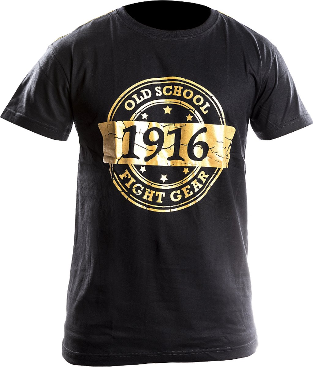 1916 Old School Shirt Zwart/Goud