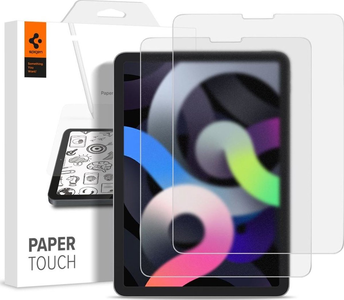 Spigen Paper Touch Pro Kunststof Ultra-Clear Screenprotector voor Apple iPad Pro 11 (2020)