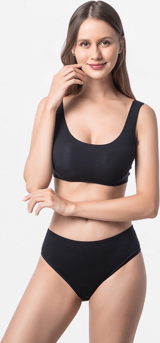 Cheeky dames slip Micro Modal vanta zwart