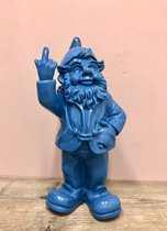 Kabouter F*ck You - 30CM - Blauw