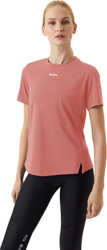 Björn Borg Borg Regular T-Shirt Dames - sportshirts - roze - Vrouwen