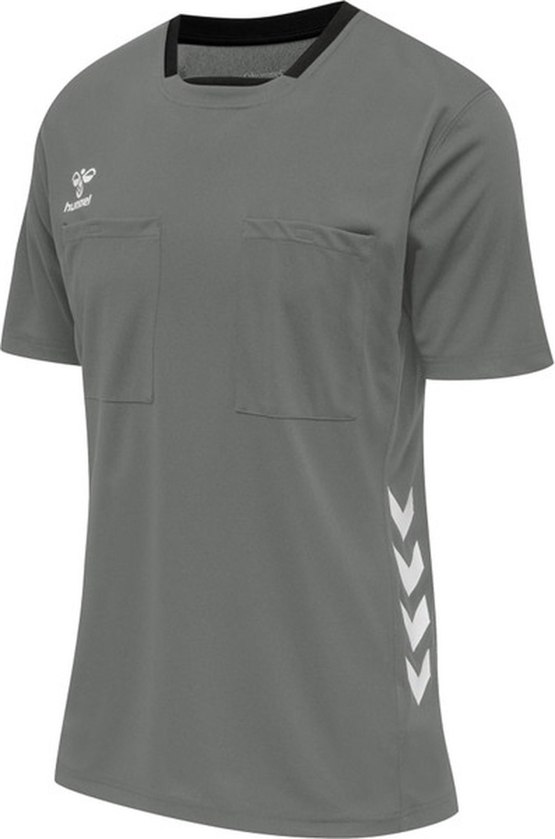 Hummel Referee Chevron SS Jersey Dames - sportshirts - grijs - Vrouwen - hummel