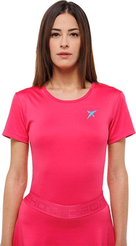 Drop Shot Kiara Tee - sportshirts - Pink - Vrouwen